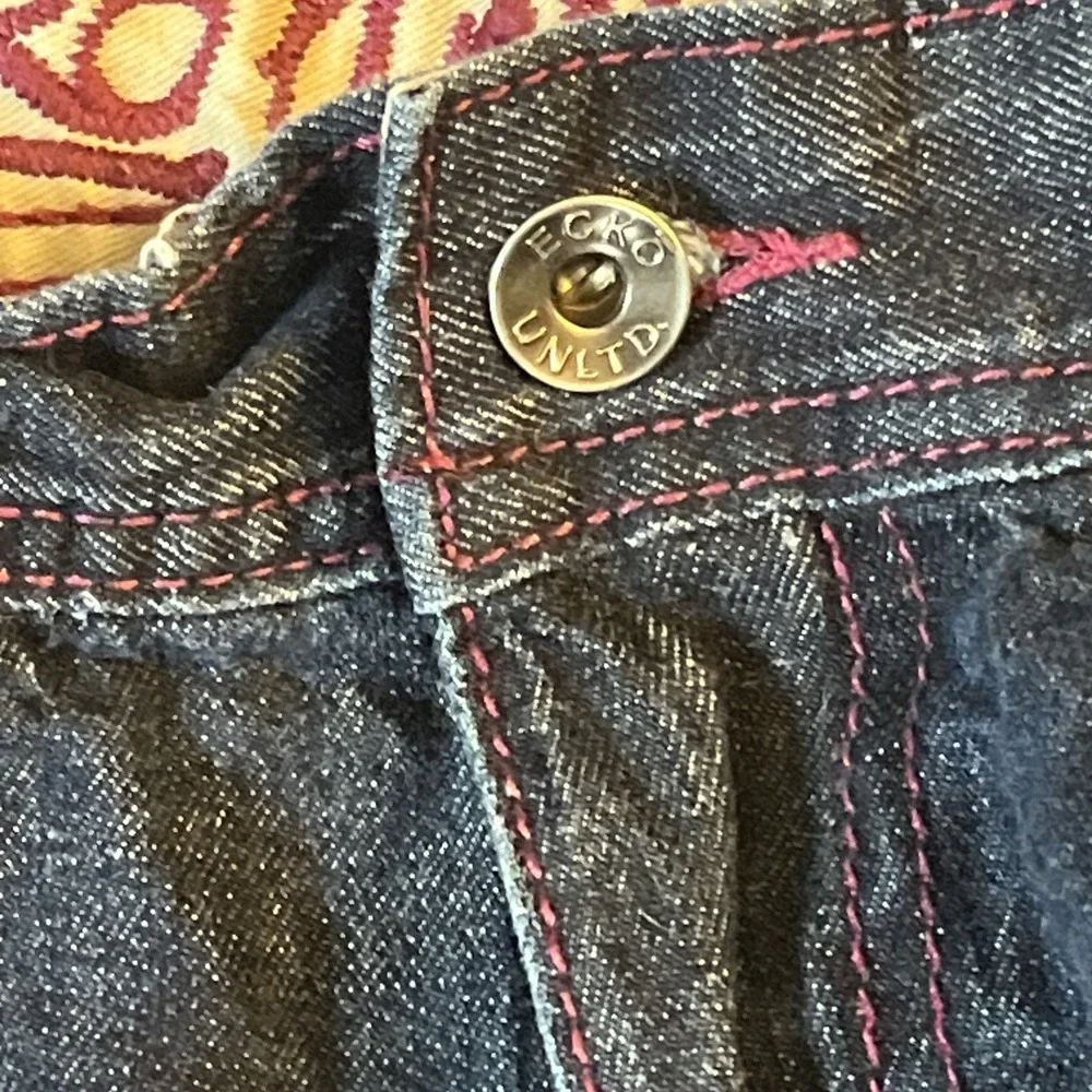 Ecko Unlimited Baggy Fit Jeans Skater Skateboard Mens 36 Vintage Y2K Street Wear